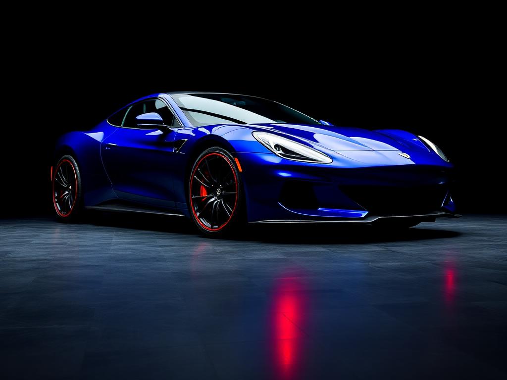 Deep Blue Coupe
